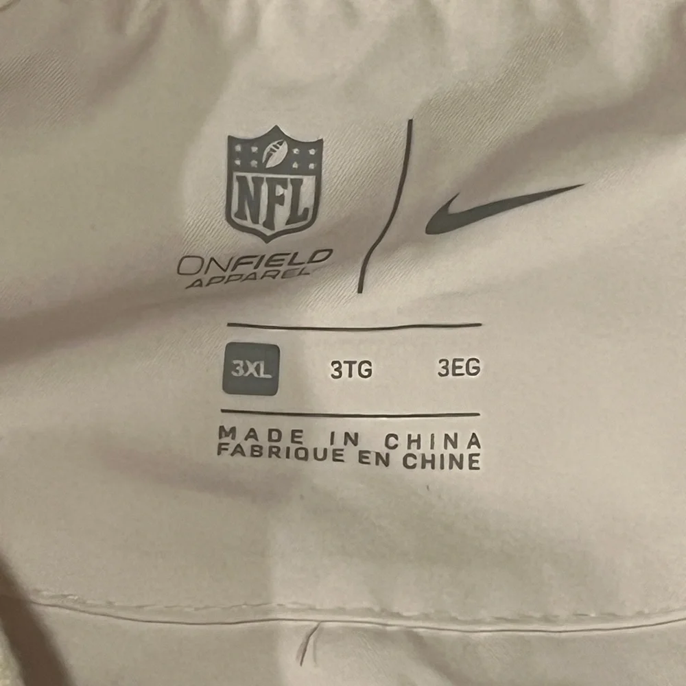 NFL 49ers Superbowl On field Apparel White Jacket 3XL